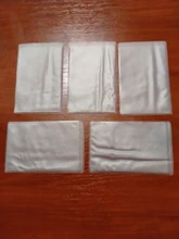 Funda de tarjeta de Pvc transparente impermeable, PROTECTOR DE PLÁSTICO de silicona para tarjetas de identificación, 5 unidades
