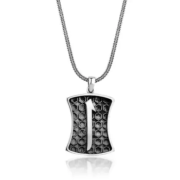 

Aleph Pattern Men 'S Necklace