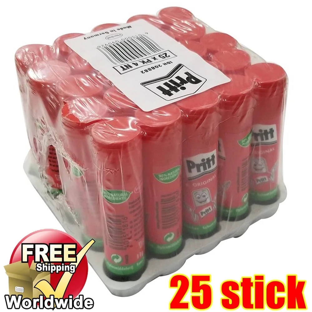 

Pritt Stick GERMAN Environmental Protection Solid Glue DIY Tools Sticky Glue Pens Office Supplies 25 sticks