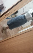 Luck A-Falda vaquera larga Retro Para niña y mujer, falda larga de cintura alta con botones y bolsillos, Vaqueros rectos de talla grande