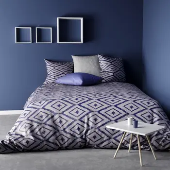 

Adornment duvet 100% cotton 57 yarn 220x240 cm Blue Crush