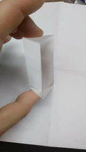 Prisma Triangular de 30x30x60mm, prismas de vidrio óptico BK7, enseñanza de física, espectro de luz refractado, arcoíris, para niños y estudiantes