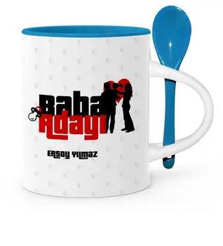 

Father's Day Custom Father Nominee Blue Spoon Mug Cup-4