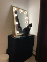 Bombillas LED para espejo de maquillaje, USB, Hollywood, luces de tocador, iluminación de tocador de baño, lámpara de pared LED regulable