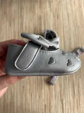 Ma & Baby-zapatos de lazo de piel sintética para recién nacidos, calzado de princesa para fiesta de cumpleaños, zapatos de cuna blandos, 0 a 18 meses