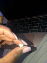 OEVAS Real 0,5-1 quilate D Color esmeralda, pendientes para las mujeres de calidad superior 100% de Plata de Ley 925 Plata brillante joyería de la boda