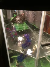 Tank-Decoration-Accessories Plastic Aquarium Water-Plants Artificial Green Fake Home