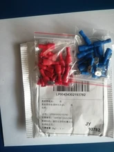 6,3mm azul mujer/hombre Spade eléctrico aislado conectores de virola