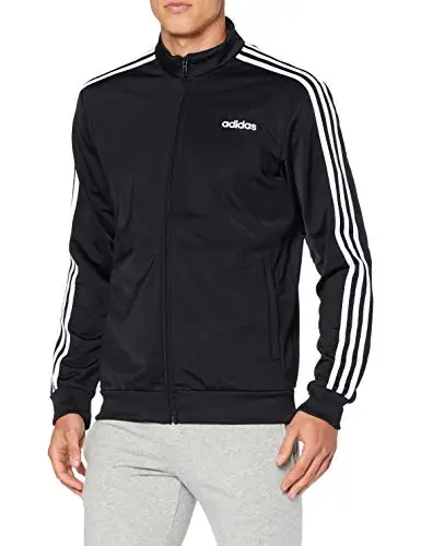 adidas E 3S TRIC Caqueta Cremallera, Negro (Black/White), 2XL _ - AliExpress Mobile