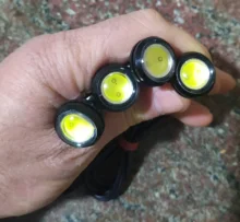 Signal-Lamp Day-Lights Led Eagle Auto Waterproof White Yellow Blue DC Backup Eye Red