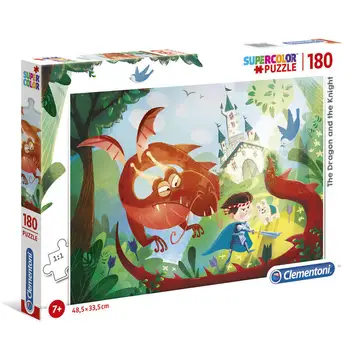 

Puzzle The Dragon And The Knight 180Pzs toys board games Clementoni