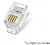 10 шт Разъем для телефонных сетей RJ11 ptt-6p4c Cadena