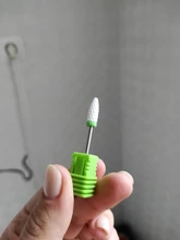 Lima eléctrica para uñas, fresa de maíz para diseño de uñas, limpieza de uñas de Gel, accesorios de herramientas de taladro de cerámica