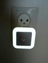 Led-Night-Light Corridor-Lamp Eu-Us-Plug Bedroom Wireless-Sensor Mini for Baby Square