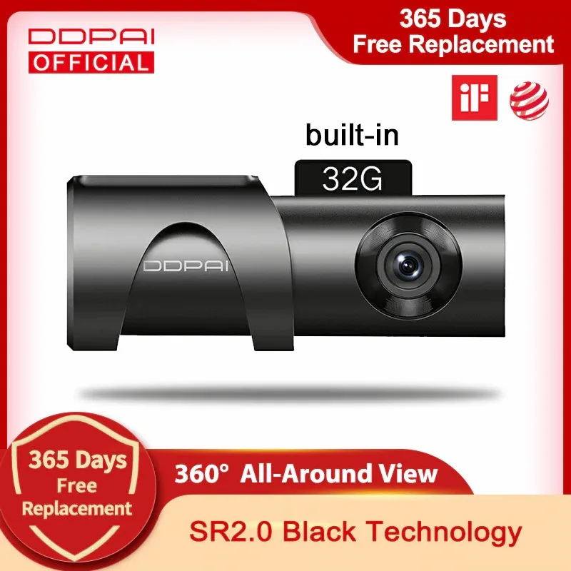 DDPAI Dash Cam Mini 3 1600P HD Dvr Car Camera Auto Drive Vehicle Video Recroder Android Wifi Hidden Parking Monitor Mini3 Camera