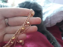 Tobillera con cadena metálica dorada para mujer, cadena para tobillo con borla, campanas cadena con sonido, pulsera para tobillo, joyería para pie, 2017