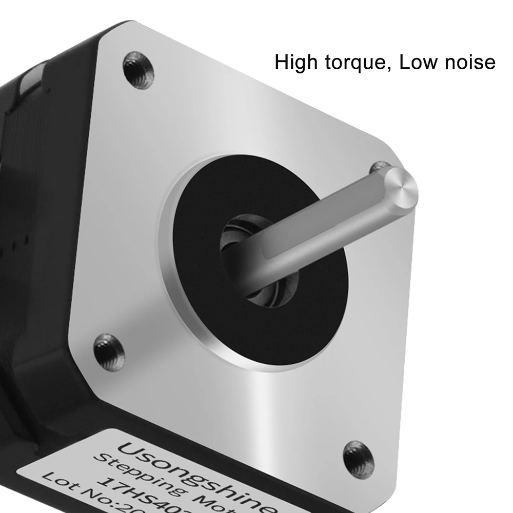 para a Extrusora do Titã 4-lead Nema 17 42 Motor 12v 24v Impressora 3d para a Máquina de Gravura Tt5.5 17hs4023 Nema17 - Imagem 4
