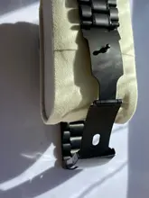 Correa de reloj de acero inoxidable para Samsung Galaxy Watch Active2, extremo curvo sólido de 22mm, 20mm, 46MM, 44MM, banda de reloj negra de 18mm y 24mm