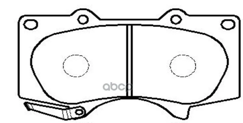 Ckt-36_колодки Дисковые Передние! Toyota Land Cruiser J12 4.0i/3.0d 03 Ctr Ckt36 Ctr арт. CKT36
