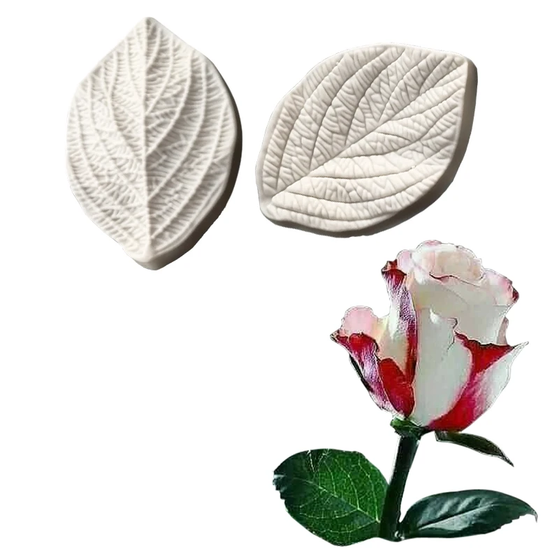 Rose Leaves Flexible Silicone Molds