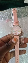 1 Uds. De relojes para niños, reloj rosa para estudiantes y niños, correa de cuero para niñas, reloj de pulsera de cuarzo para niñas, relojes de regalo