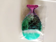 7 tipos de brochas en forma de cola de pez para uñas, brochas cosméticas de fondo, polvo de limpieza suave para cuidado de uñas, herramienta de manicura