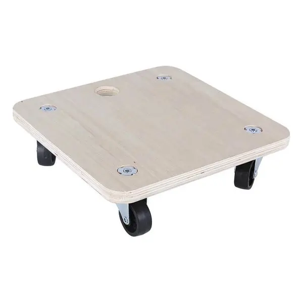 Деревянное основание с колесами Bricotech(30x30x8 см