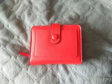 Billeteras de marca de lujo para mujer, Mini cerrojo monedero pequeño, rojo y negro, tarjetero, con cremallera, hebilla de cuero, novedad de 2021