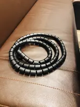 Organizador de Cable de 1m de 8/10/15/20/25mm, espiral de protección, envuelto sinuoso, Protector de Cable, cubierta de tubo (sin localizador de Cable)