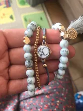 Pulsera bohemia de 30 estilos para mujer, mapa de estrellas de concha de loto, piña, corazón, piedras naturales, tipo cadena, joyería