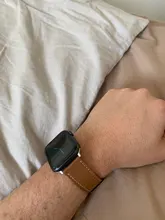 Banda de cuero para Apple watch Correa 44mm 40mm 38mm 42 mm iWatch Serie 6 iPhone 5 4 3 una sola vuelta pulsera correa de reloj de cuero de Apple