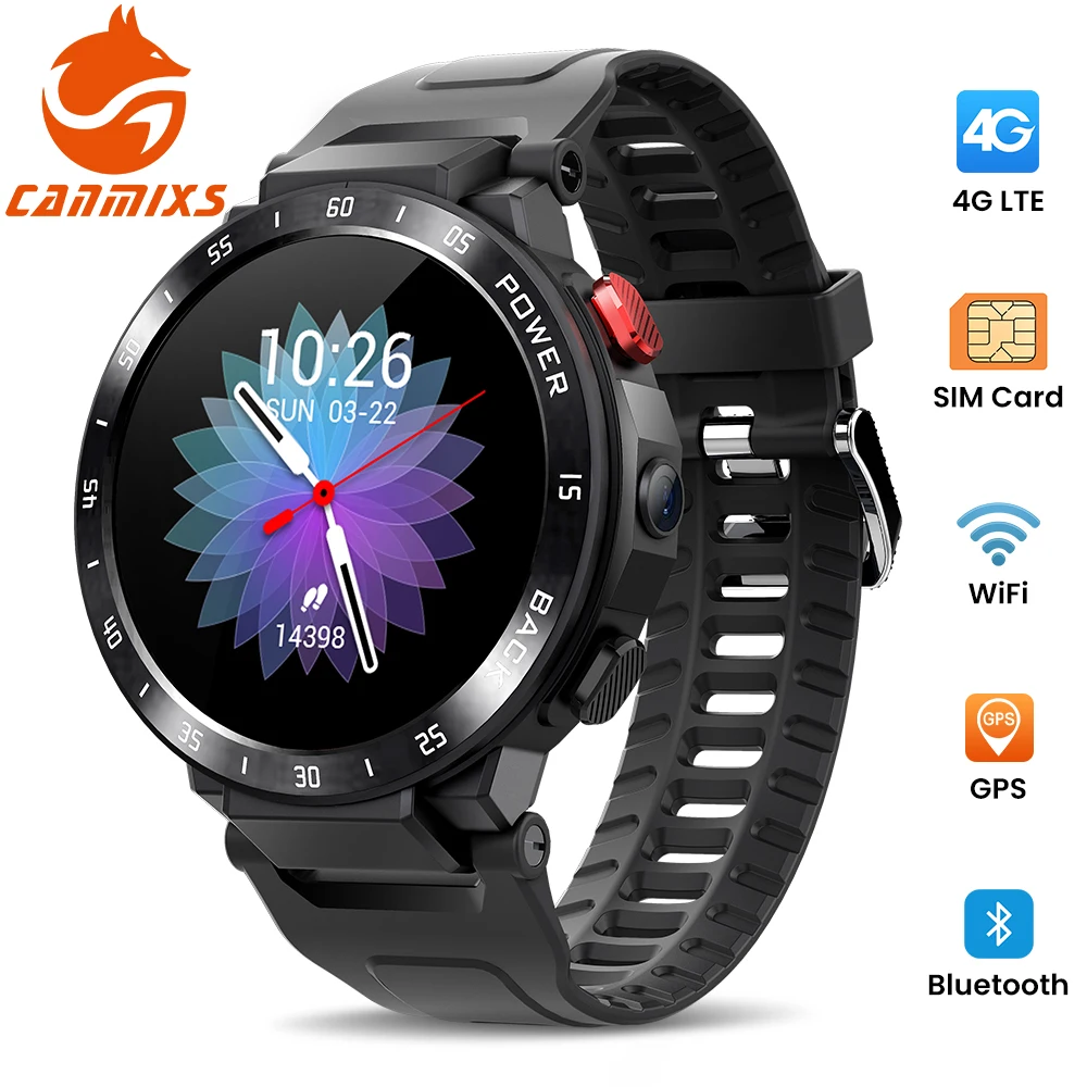 Смарт-часы CanMixs 4G GPS Wi-Fi Sim-карта компас | Электроника