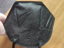 Mascarilla FFP2 de 5 capas, máscara CE FPP2, FPP2, reutilizable, color blanco y negro, certificado fpp2, 100 Uds.