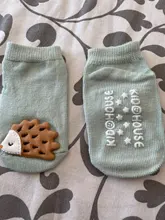 Calcetines antideslizantes de goma y algodón para bebés, para niños y niñas, de otoño y primavera, regalo para recién nacidos, 1 par