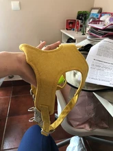 Arnés de pecho para mascotas correa reflectante y transpirable para perro chaleco para perro pequeño estilo verde XL-