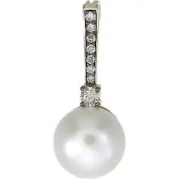 

Sargon Jewelry pendant with pearls and diamonds in Yellow Gold