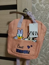 Mochila Minnie Mouse de Disney con dibujos animados para niños y niñas, morral escolar con diseño de ratón de Mickey