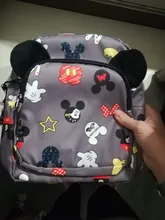 Mochila de moda de Disney para niños y niñas, morral Escolar de Mickey Mouse para guardería, morral de viaje pequeño de 3 a 6 años