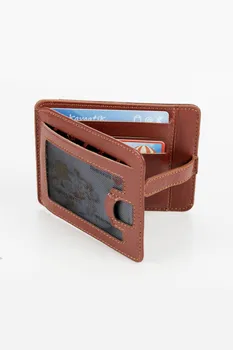 

DeepSEA Male Leather Buckled Credit Card Wallet 1905001