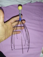 Masajeador cabezal de PC Cuello, masaje de cuero cabelludo, pulpo, relajación, Spa, venta al por mayor #82196, 1 unidad