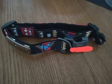 Collar de nailon personalizado para perros pequeños, medianos y grandes, con estampado colorido, correa para caminar