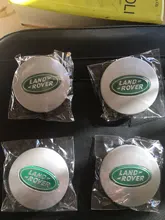 4 Uds 62mm 63mm tapas de cubo de rueda cubierta con emblema logotipo para Land Rover RANGE ROVER LR2 LR3 LR4 tierra rango ROVER Sport