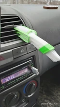 Cepillo de microfibra para ventilación de aire acondicionado de coche, limpiador de rejilla de coche, cepillo de polvo para persianas, accesorios de estilismo para coche