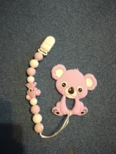 Teething Necklace Molar Silicone Beads Horse-Cookies Owl Koala Joepada Baby Toy Gift