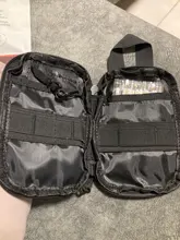 Kit de primeros auxilios militar portátil, bolsa vacía, bolsa resistente al agua para senderismo, viaje, casa, coche, tratamiento de emergencia