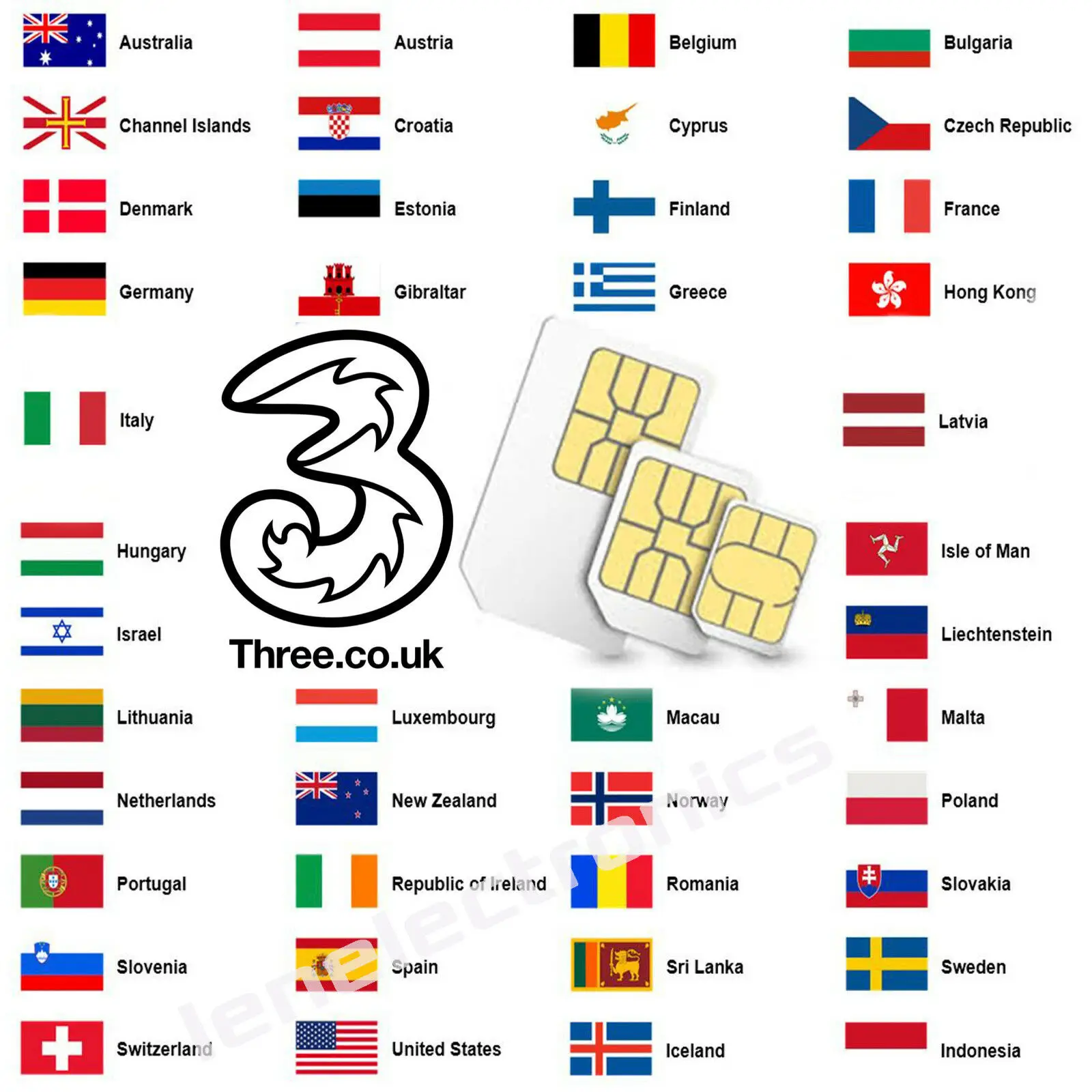 Uk Sim Card, Preactivated Works In Roaming All Over The World