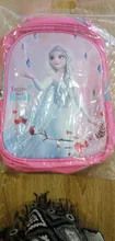 Mochila escolar de dibujos animados de Disney para niñas, bonita mochila para guardería, elsa, Anna
