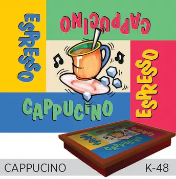 

Funny Design Knee Pad With Tray - Cappucino