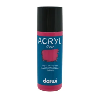 

Da0220080 acrylic paint opaque Opak, 80 ml, Darwi (420 Carmine)