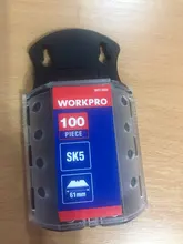 WORKPRO – Cuchillas de acero SK5, cuchillas profesionales originales de acero, 100 piezas